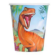 Dinosaur Paper Cups 220 ml
