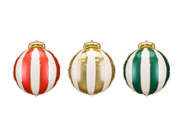 Foil Balloons Christmas Baubles 16.8 Inches * 18.4 Inches
