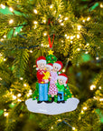 Personalised Ceramic Resin Ornament Now we are 4-1 pc