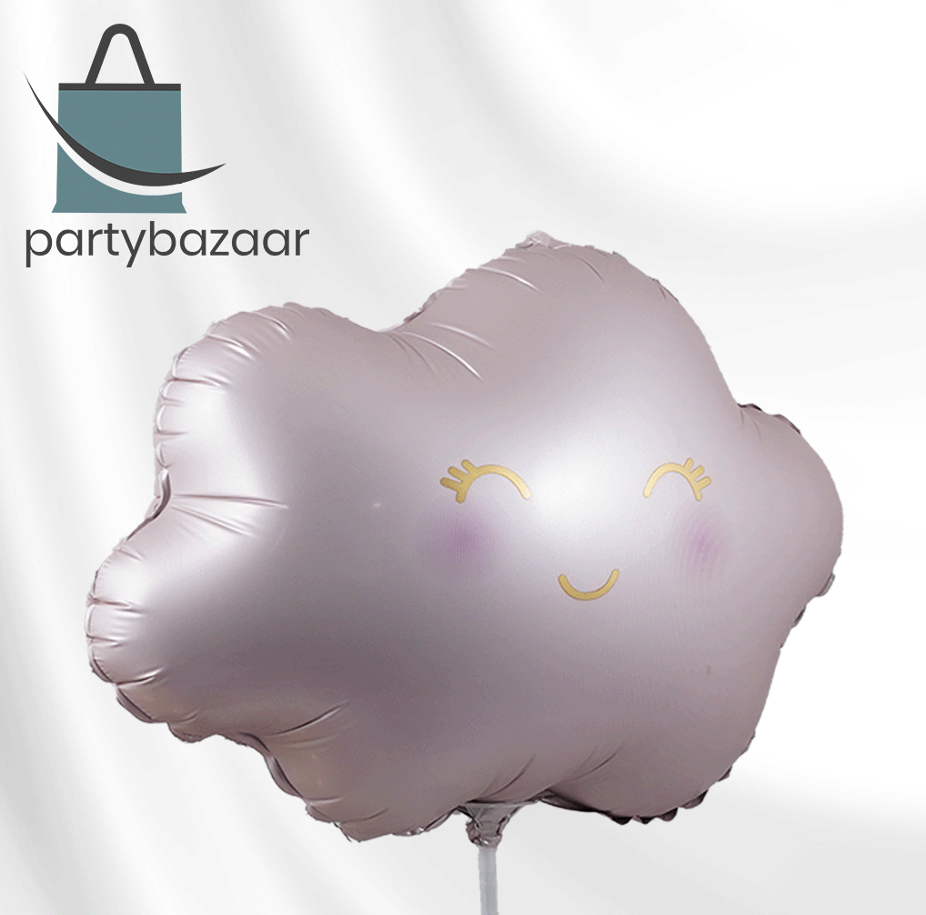 Satin Pastel Pink Mini Cloud Balloon