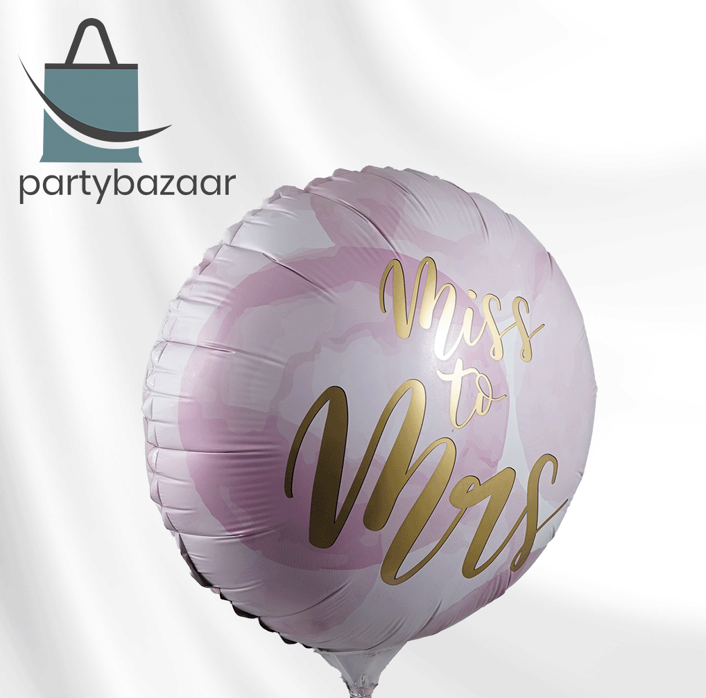 Bride To Be Round Balloon