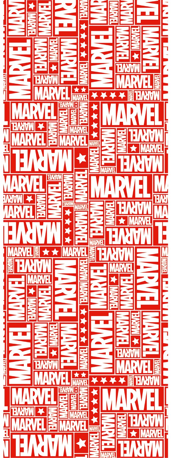 Paper Giftwrap 27 x 78 Inches – Marvel(Logo)