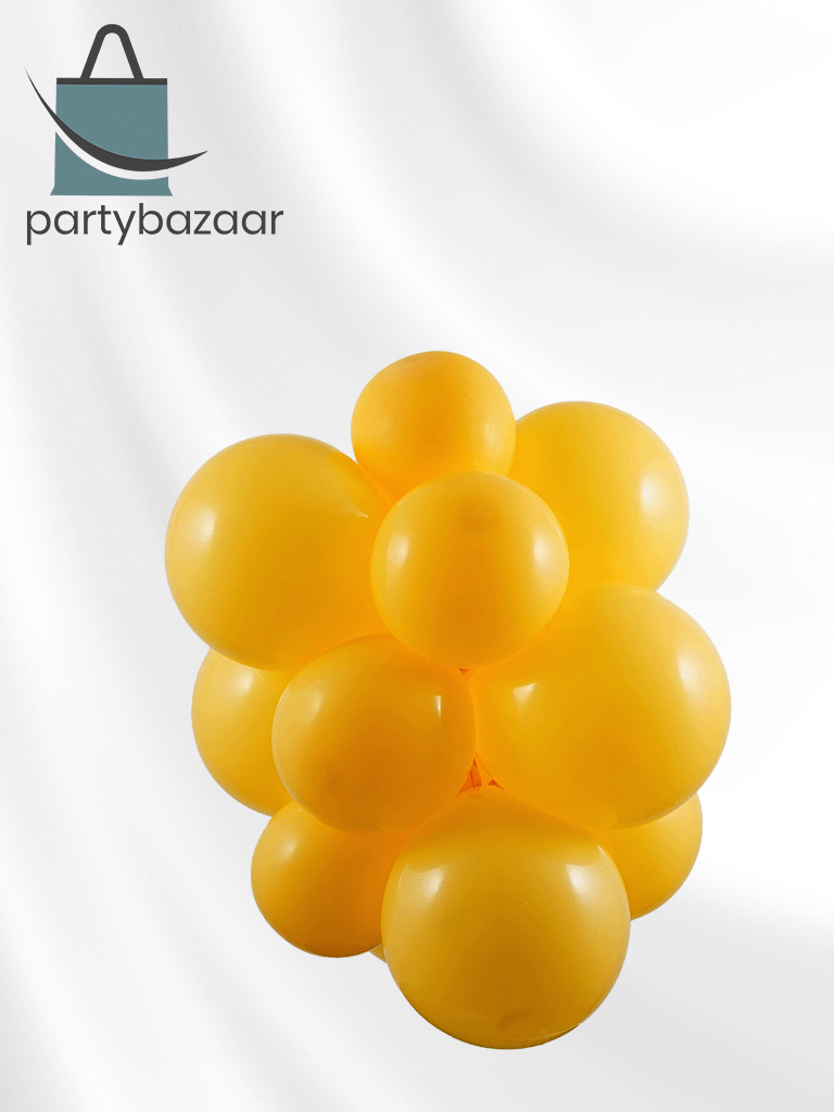 Golden Rod Latex Balloon (Helium/Air Filled) - 11 Inches