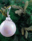 Luxe Rainbow Swan Glass Ornament- 1Pc