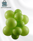 Lime Green Latex Balloon (Helium/Air Filled) - 11 Inches