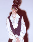 Bunny Mask Black 16.5x34cm, black