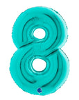 Number 8 Tiffany (Helium) - 40 Inches
