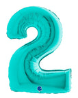 Number 2 Tiffany (Helium) - 40 Inches