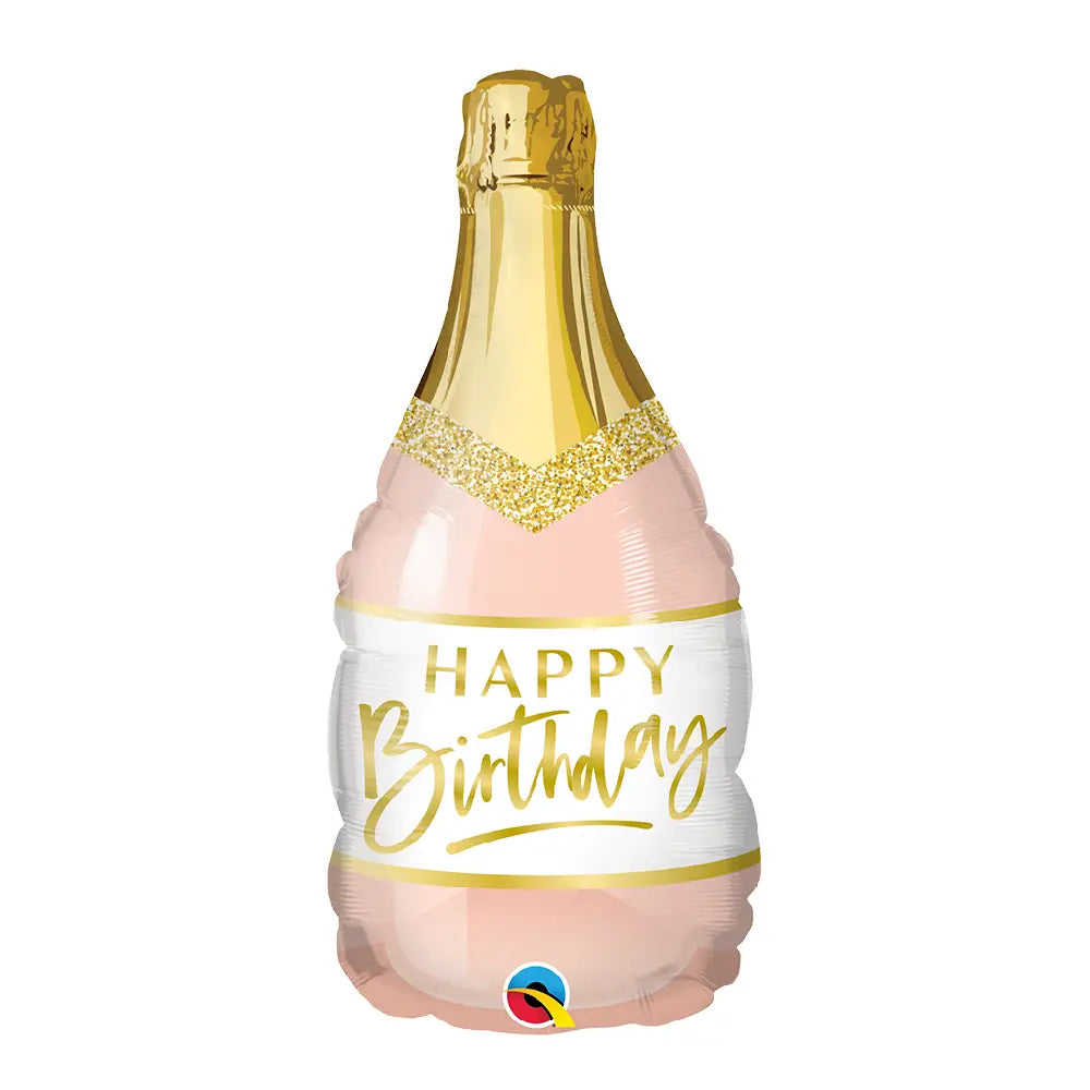 Birthday Pink Bubbly Balloon