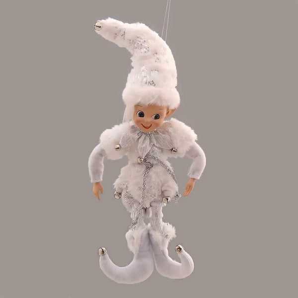 Premium 40 Cm White Silver Elf- 1 Pc