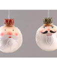 Premium Glass Ball With Nutcracker Sant-1Pc