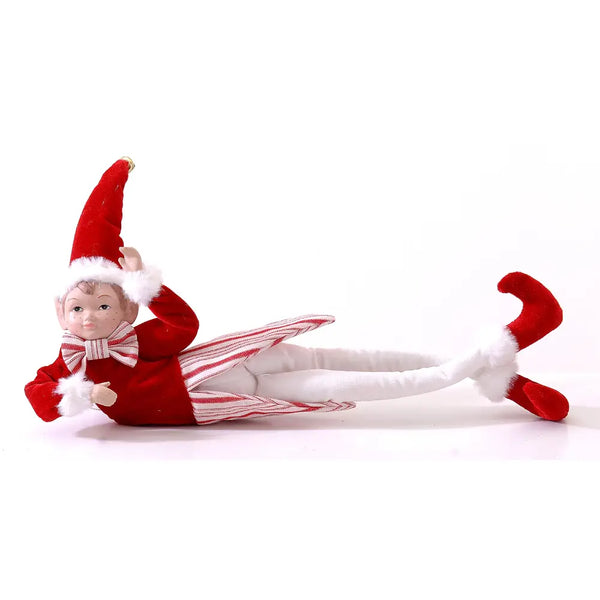Premium 48 Cm Red White Elf- 1 Pc