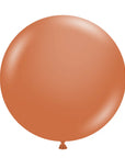 Pastel Burnt Orange Balloon (Helium/Air Filled) - 24 Inches