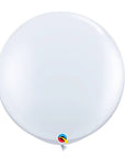 White Balloon (Helium/Air Filled) - 30 Inches
