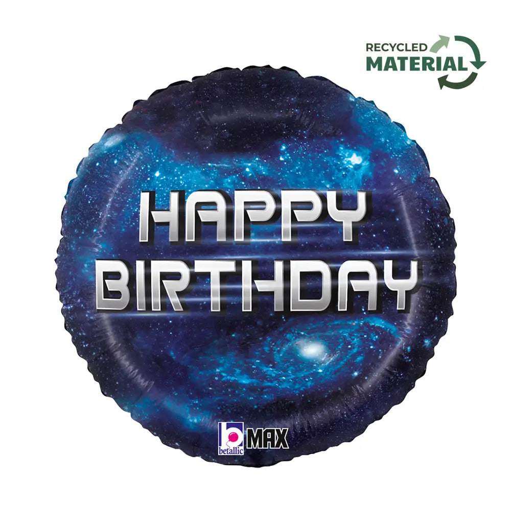 Happy Birthday Galaxy Balloon