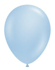 Metallic Sky Blue Latex Balloon (Helium/Air Filled) - 11 Inches