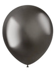 Intense 50pc Grey Latex Balloon (Helium/Air Filled) - 13 Inches