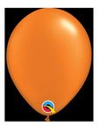 Pearl Mandarin Orange Latex Balloon (Air Filled) - 5 Inches