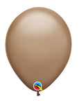Mocha Brown Latex Balloon (Helium/Air Filled) - 11 Inches