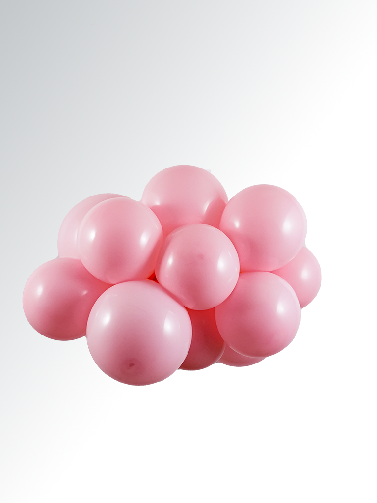 Pink Latex Balloon (Air Filled) - 5 Inches