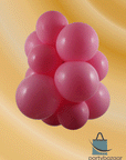 Rose Latex Balloon (Helium/Air Filled) - 11 Inches