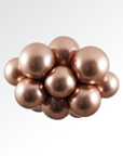 Chrome® Rose Gold Latex Balloon (Helium/Air Filled) - 11 Inches