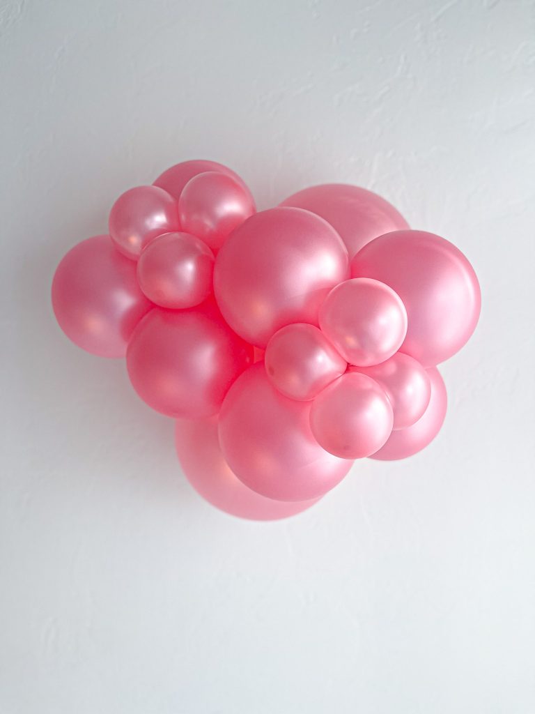 Shimmer Pink Latex Balloon (Helium/Air Filled) - 11 Inches