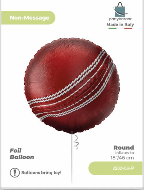 Cricket balloons - Cricket Ball Balloon