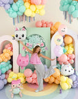Gabby's Dollhouse Foil Balloon Baby Boy And Cat  (Helium)-16*18 Inches