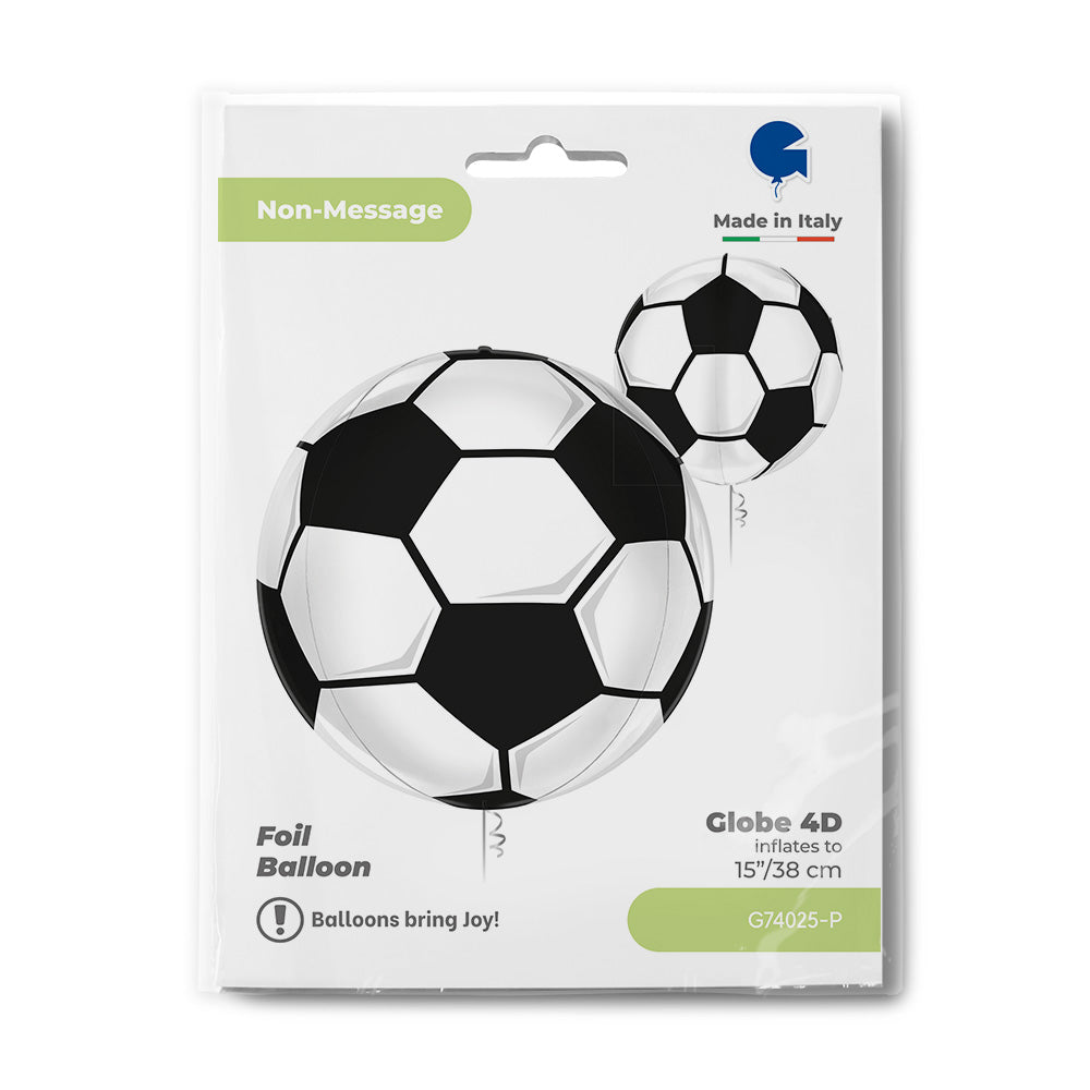 Soccer 4D Globe Balloons