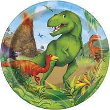 Dinosaur Paper Plates