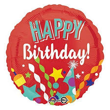 Happy Birthday Celebration Round Balloon