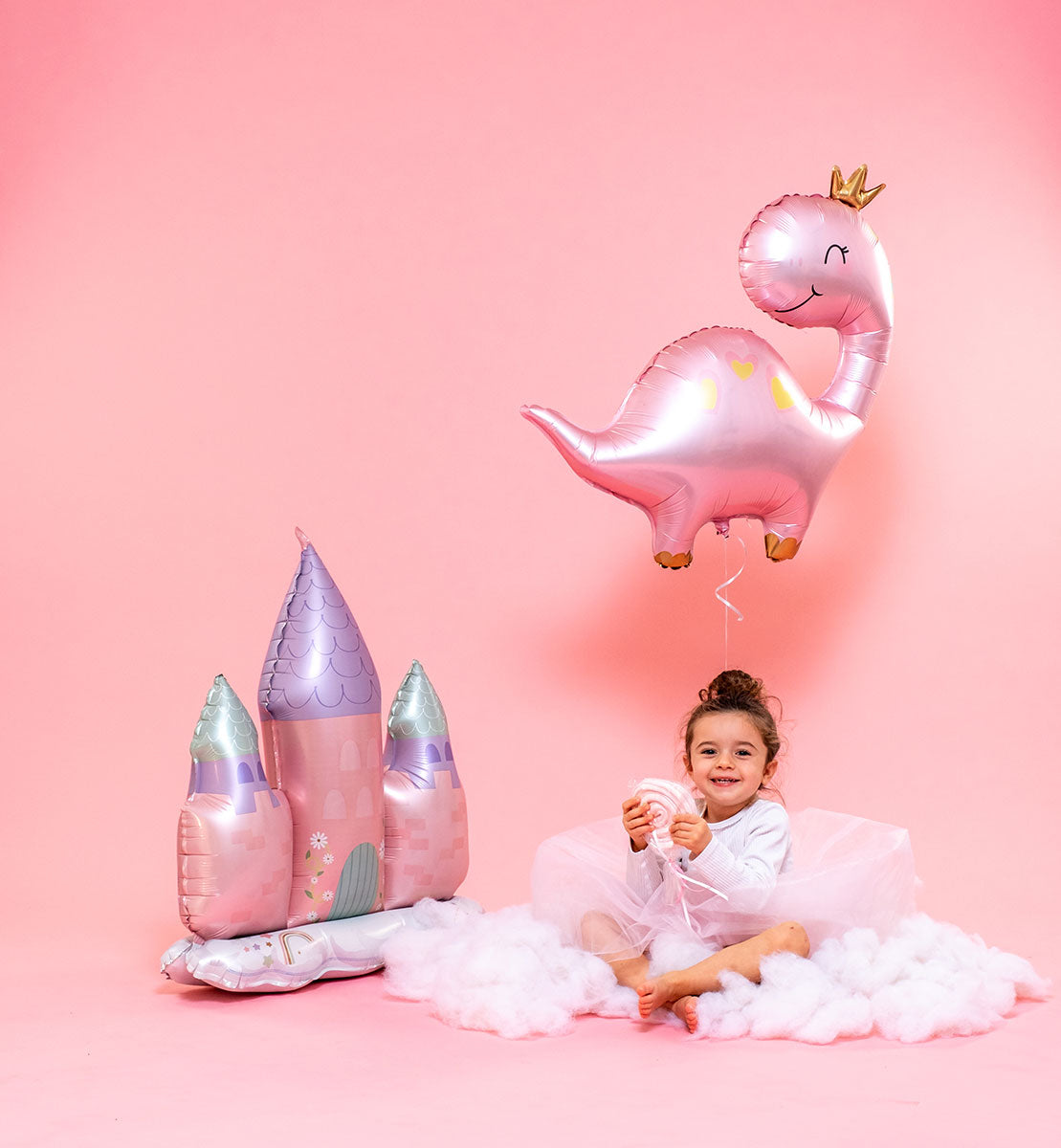 Pink Dinosaur Balloon