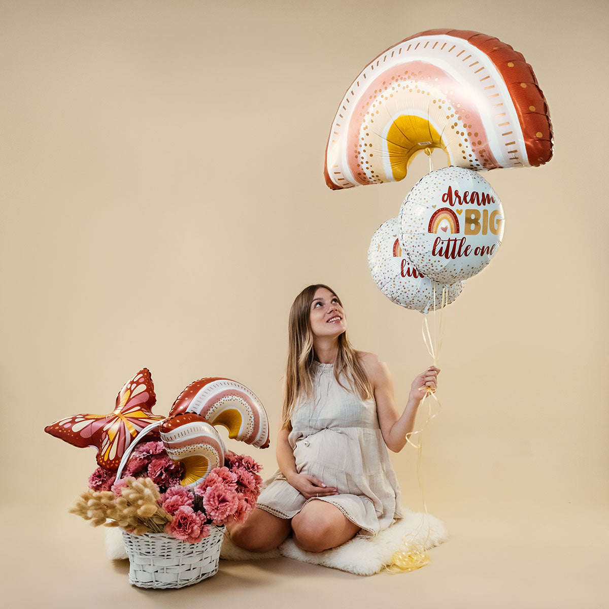 Boho Rainbow Balloon