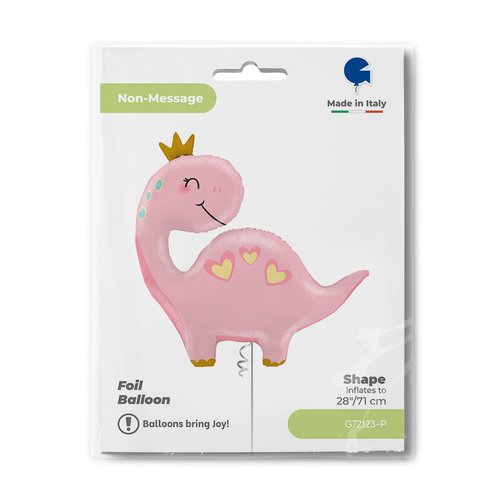 Pink Dinosaur Balloon