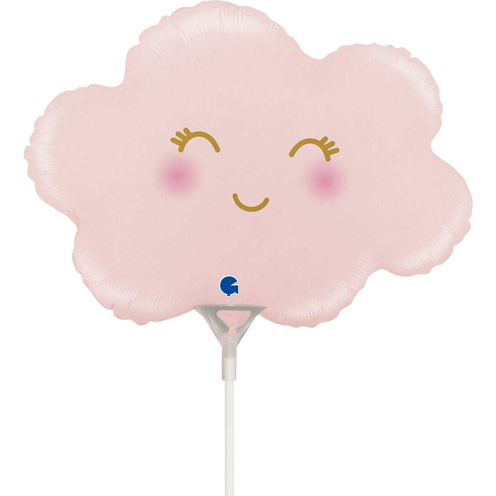 Satin Pastel Pink Mini Cloud Balloon