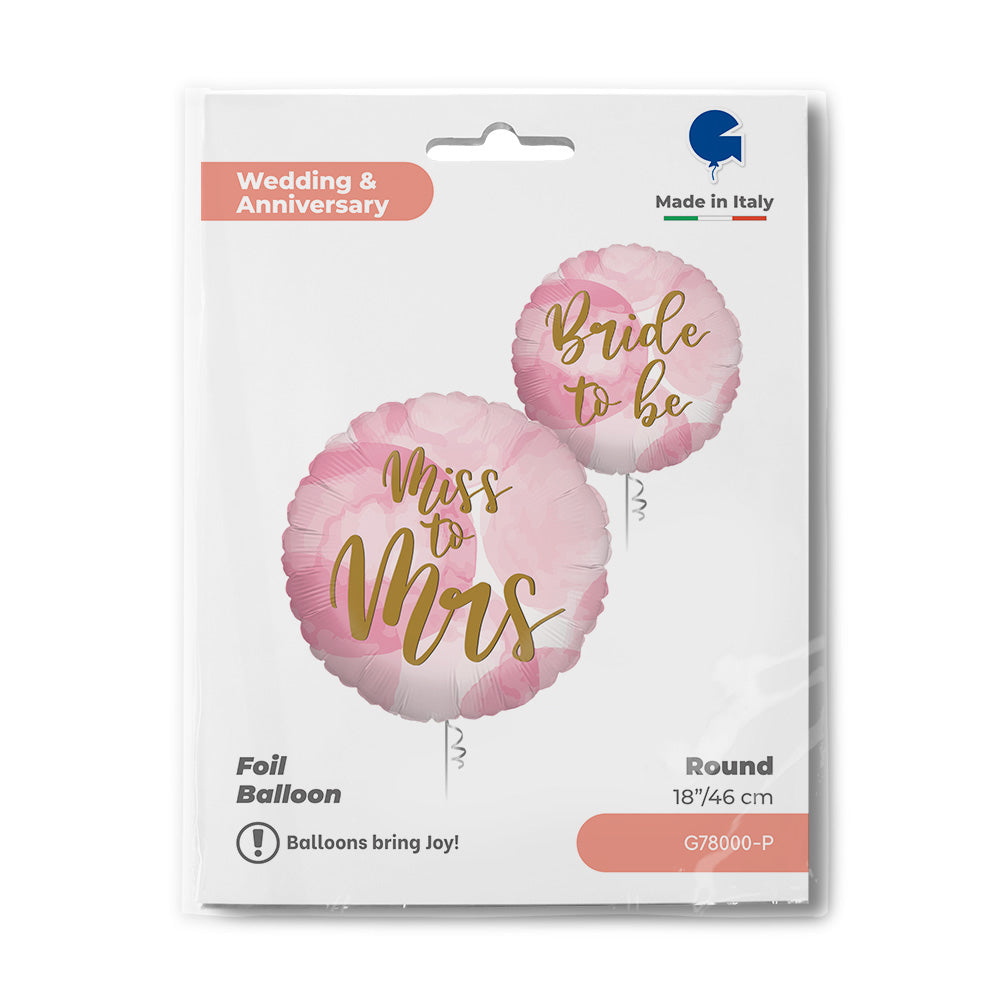 Bride To Be Round Balloon