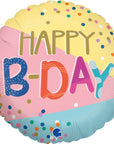 Funky Dots Birthday Round Balloon