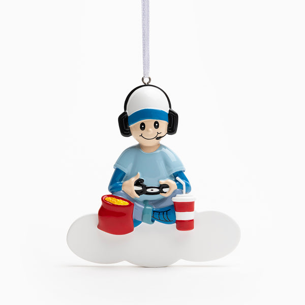 Personalised Ceramic Resin Ornament Gamer -1 pc