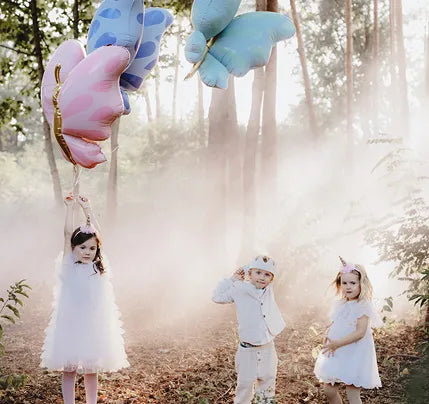 Foil Balloon Butterfly 69x69 cm Pink- (Helium)